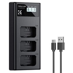 K&F Concept Triple-Akku-Ladegerät  NP-FW50 