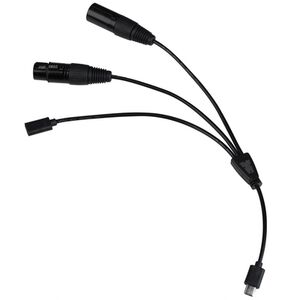 Nanlite  DMX-Splitterkabel CB-DMX-USBC-1/3, für PavoBulb 10C und PavoTube T8-7X 