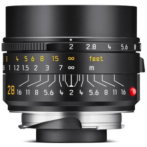 Leica 28mm f/2,0 Summicron-M ASPH.  schwarz-eloxiert