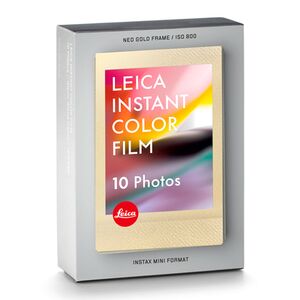 Leica SOFORT Farbfilm  Einzelpack 10 Stück neo gold