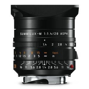 Leica SUMMILUX-M 28mm f/1,4 ASPH., schwarz eloxiert 
