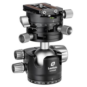 Leofoto LH-40 GR 3-in-1 Panorama-Getriebekugelkopf  schwarz