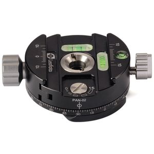 Leofoto PAN-02 Panning clamp + QP70 plate + Bag 