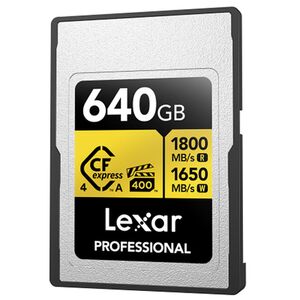 Lexar CFExpress Professional Type A  4.0 Gold - 1800MB/s  640 GB