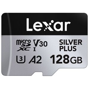 Lexar microSDXC Silver Plus UHS-1 V30 R205/W100MB/s  128 GB