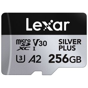 Lexar microSDXC Silver Plus UHS-1 V30 R205/W100MB/s  256 GB