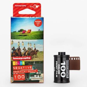 Lomography Farbnegativfilm 35mm ISO 100  3er Pack