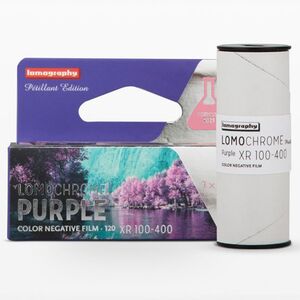 Lomography LomoChrome Farbnegativfilm 120 ISO 100-400  Purple Pétillant