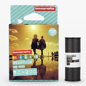 Lomography XR-Farbnegativfilm 120 ISO 50-200  Redscale 3er Pack