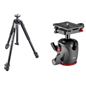 Manfrotto 190X Alu Stativ QPL, 3 Segmente mit XPRO Magnesium Kugelkopf BHQ6 
