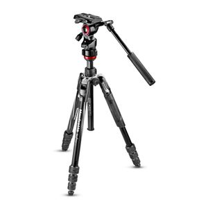 Manfrotto Befree Advanced Live Twist Alu-Stativ mit Fluid-Videokopf 
