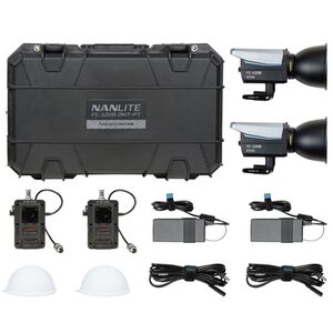 Nanlite FC-120B 2KIT-PT Beleuchtungs-Set mit 2 Reportage- und Studio-Scheinwerfern 