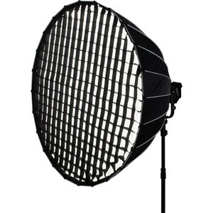 Nanlux SB-NLM-150-PR Parabol-Softbox 150 cm mit abnehmbarer Stoffwabe und NLM-Bajonettanschluss. Inkl. Aufbewahrungstasche. Für Evoke 900C/1200/1200B/2400B. 