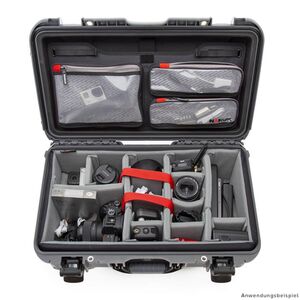 Nanuk Case 935 mit Deckel, org./Teiler - Pro Photo Kit  antrazit