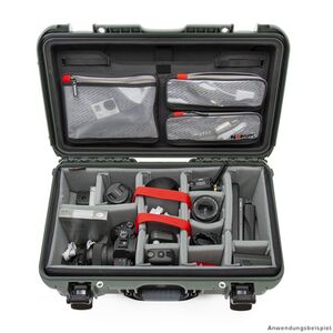 Nanuk Case 935 mit Deckel, org./Teiler - Pro Photo Kit  olivgrün