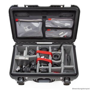 Nanuk Case 935 mit Deckel, org./Teiler - Pro Photo Kit  schwarz