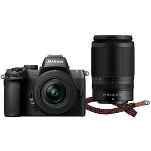 Nikon Z50 II + DX 16-50 VR + 50-250 VR +  C-Rope Kameragurt The Traveler 125cm Red Dots 