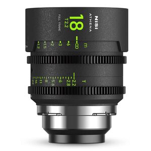 NiSi ATHENA PRIME 18mm T2.2 Cinema Lenses (ohne Drop-In-Filter)  Fujifilm GFX