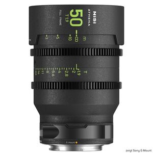 NiSi ATHENA PRIME 50mm T1.9 Cinema Lenses  Canon RF