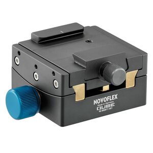 Novoflex Modularer Goniometerkopf, 15° Verschwenkung mit Kupplung und quadrat. Schwalbenschwanzfuß 