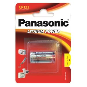 Panasonic Batterie Photo-Lithium CR123A  1er-Pack