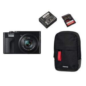 Panasonic DMC-TZ99 + DMW-BLG 10E + Matera 90M +SD Karte 64 GB  schwarz