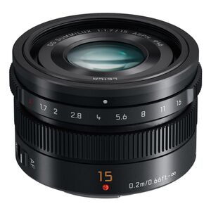 Panasonic Lumix G 15mm f/1,7 Leica  Schwarz Micro Four Thirds