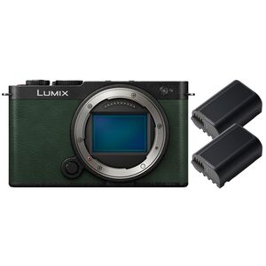 Panasonic Lumix DC-S9 + 2 Akku DMW-BLK 22  Olive 