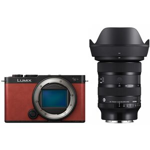 Panasonic Lumix DC-S9 + Sigma 24-70mm f/2,8 DG DN II Art  Karminrot