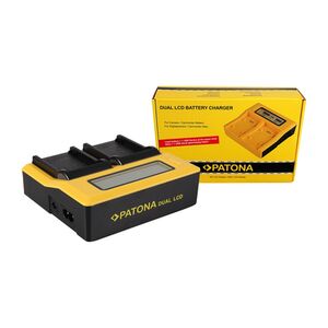 Patona Dual LCD USB Ladegerät für Canon  LPE8 LP-E8