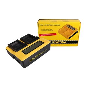 Patona Dual LCD USB Ladegerät für Canon  NB-11L
