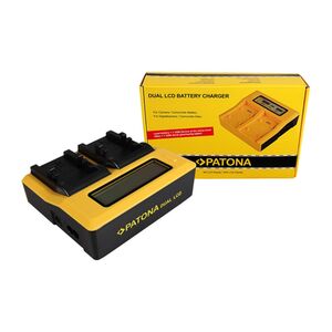 Patona Dual LCD USB Ladegerät für Canon  NB-1LH