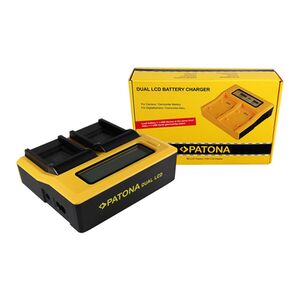 Patona Dual LCD USB Ladegerät für Panasonic  CGA-S007E