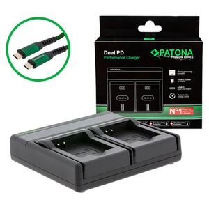 Patona Premium Dual PD Performance Ladegerät für Panasonic  DMW-BCN10
