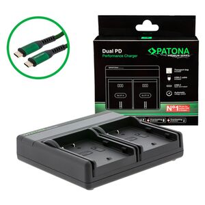 Patona Premium Dual PD Performance Ladegerät für Panasonic  DMW-BLF19
