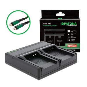 Patona Premium Dual PD Performance Ladegerät für Canon  NB-8L
