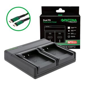 Patona Premium Dual PD Performance Ladegerät für Sony  NP-BN1 incl. USB-C input/output