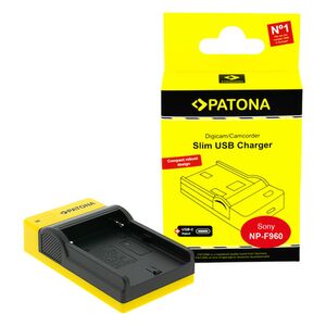 Patona Slim micro-USB Ladegerät für Sony  NP-BX1