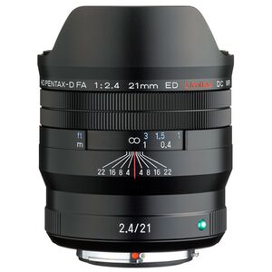 Pentax D FA 21mm f/2.4 ED Limited DC WR HD  schwarz Pentax K Vollformat
