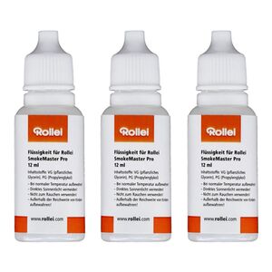 Rollei Ersatz-Flüssigkeit für SmokeMaster Pro  3er Set