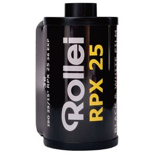 Rollei RPX135-36 SW-Negativfilm  ISO 25