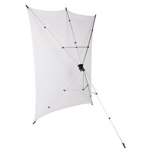 Rollei X-Drop Hintergrundstativ + Hintergrund 2,1m  weiß