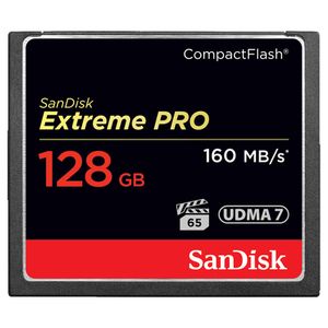 SanDisk Extreme PRO, Compact Flash, 160MB/s  128 GB