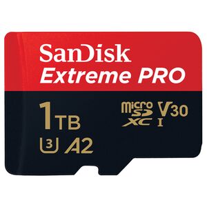 SanDisk Extreme Pro micro SDXC UHS-I, U3, V30, A2, C10+ SD Adapter  1 TB 200 MB/s
