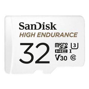 SanDisk High Endurance microSDHC Karte mit SD-Adapter, C10, U3, V30  32 GB