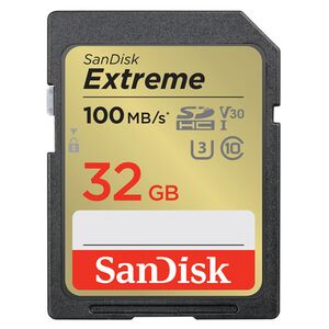 SanDisk SDHC Extreme V30 UHS-I U3, Class 10 Speicherkarte  32 GB 100MB/s