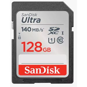 SanDisk SDXC-Karte Ultra UHS-I U1 Class10 Speicherkarte  128 GB 140MB/s