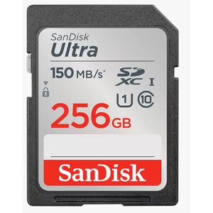 SanDisk SDXC-Karte Ultra UHS-I U1 Class10 Speicherkarte  256 GB 150 MB/s