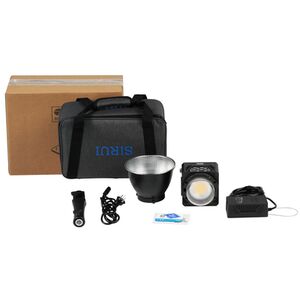 Sirui C300X Mini LED Bi-Color Dauerleuchte 300W mit Reflektor + Handgriff + Tasche APP 