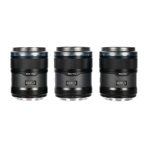 Sirui Sniper Kit 23mm, 33mm & 56mm F1.2 Carbon  Schwarz Fujifilm X